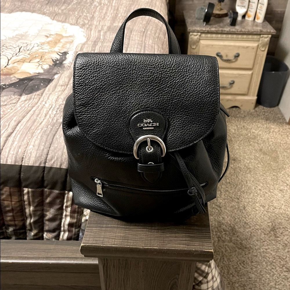 Coach backpack purse.